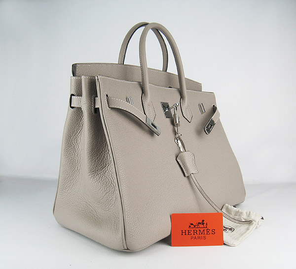 Replica Hermes Birkin 40CM Togo Bag Grey 6099 Online